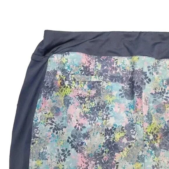 Tee Time Women's Gray Blue White Poly/Spandex Spring Morning Golf Tennis Skirt S - Picture 11 of 13